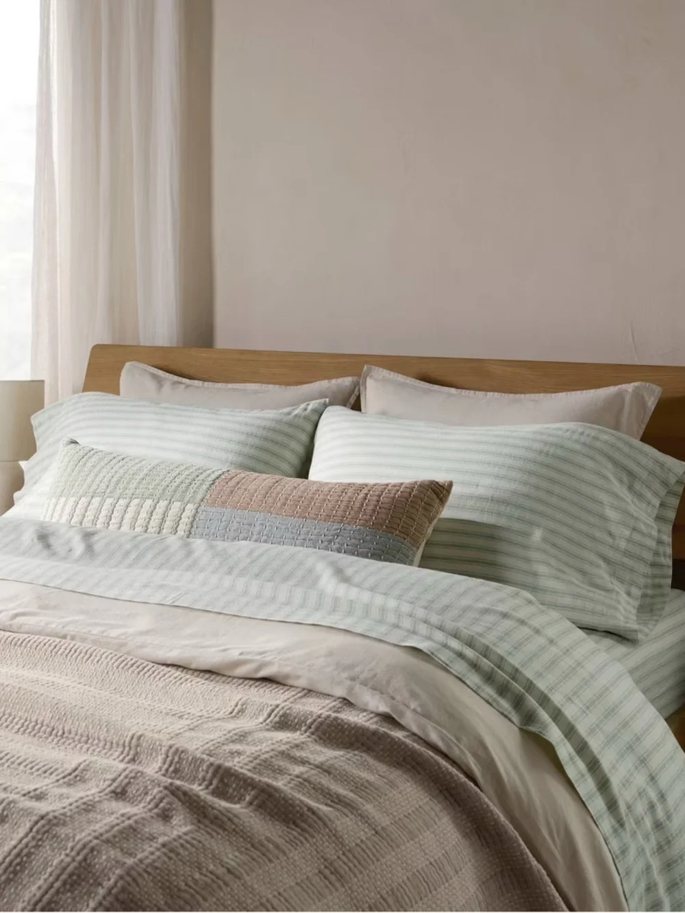 Patchwork Lumbar Pillow Multi - Parachute